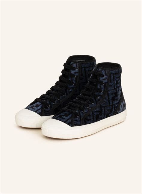 colorull fendi logo sneakers|fendi high top sneakers.